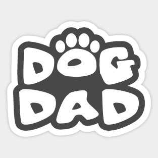 Dog Dad Logo Sticker